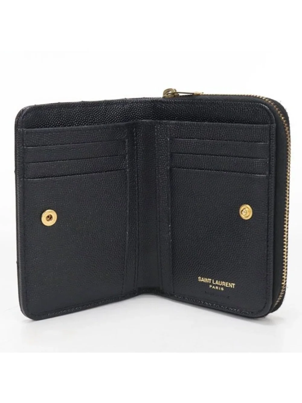 Saint Laurent Bifold Wallet Cassandra Leather - Picture 3 of 10